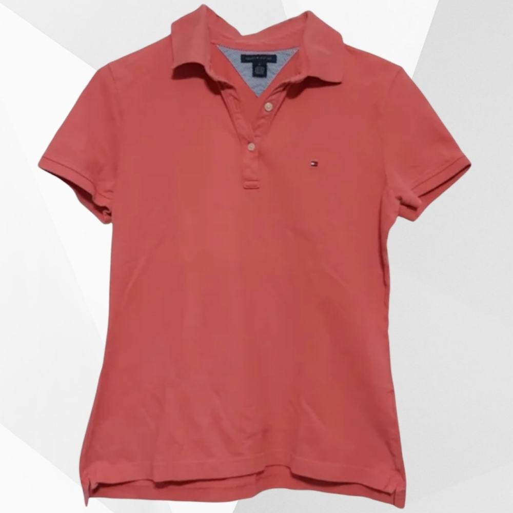 Tommy Hilfiger Pink Flamingo Polo Shirt